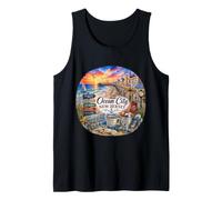 Ocean City New Jersey, NJ, USA Paseo marítimo de Verano Costa Camiseta sin Mangas