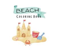 Ocean Coloring Book, Beach Coloring Book, Under the Sea Coloring Book, Summer Coloring Book, Beach Vacation Coloring Book