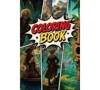 Ocean Coloring Book for Adults: 30 Ocean, Pirate, Mermaid & Treasure Designs for Relaxation and Stress Relief