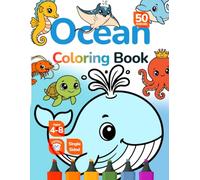 Ocean Coloring Book for Kids: 50 Fun and Educational Sea Animal Illustrations with Fascinating Fun Facts for Ages 4-8 (ColorMeee Series) (ColorMeee Coloring Books)
