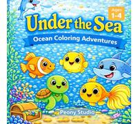 Ocean Coloring Book for Kids Ages 1-4: Easy and Fun Under the Sea Coloring Book with Big Simple Pictures for Toddlers