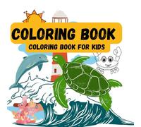 Ocean coloring book for kids,Pasimy animals coloring books diy mandala ocean jungle animal,Ocean book for kids,wild animal coloring books,ocean themed picture book kids,ocean themed picture book