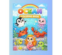 Ocean Coloring Book (Tiny Tails: Sweet & Adorable Baby Animals Adventures)