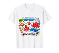 Ocean Creatures Profesor Aula Escuela Inclusiva Marine Camiseta