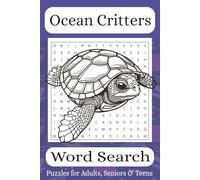 Ocean Critters Word Search: Ocean Critter Themed Word Find Puzzle Book for Adults and Teens