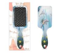 Ocean Dolphin - Cepillo de pelo de sirena, húmedo y seco, con cojín de aire, cepillo de pelo desenredante de plástico para niños y adultos, regalo de vuelta a la escuela, mujeres y hombres