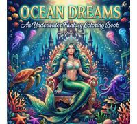 Ocean dreams: An underwater fantasy coloring book