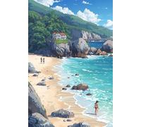 Ocean Dreams: Anime Japanese Beach Journal