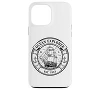 Ocean Explorer Ship Nautical Brújula Emblema Vintage Carcasa para iPhone 13 Pro MAX