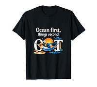 Ocean First Things Segunda Fiesta de Vacaciones permanentes Camiseta