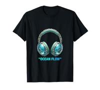 Ocean Flow Música Subacuática Coral Sound Vibe Camiseta