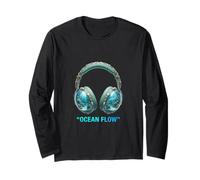 Ocean Flow Música Subacuática Coral Sound Vibe Manga Larga