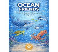 Ocean Friends: A Calm & Creative Colouring Book (Honey Paw Press Coloring Books)