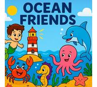 Ocean Friends: A Fun and Easy Coloring Book (Friends Coloring Fun)