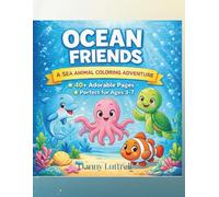 Ocean Friends: A Sea Animal Coloring Adventure (Fun Crossword Puzzles)