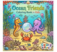 Ocean Friends: Coloring Book For Kids