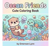 Ocean Friends: Cute Coloring book (Emerson Lynn Coloring)