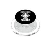 Ocean Funny Minimalist Shells Simple Quote Finder Seashell PopSockets PopGrip para MagSafe