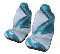 Ocean Green Wave Surf - Fundas universales para asiento de coche para mujer, protector de asiento delantero adecuado para coches, SUV, sedanes, camiones