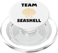 Ocean Humor Minimalist Shells Simple Team Seashell PopSockets PopGrip para MagSafe