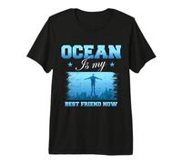 Ocean Is My Best Friend Now Scuba Dive Diver Diving Camiseta Premium