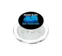 Ocean Is My Best Friend Now Scuba Dive Diver Diving PopSockets PopGrip para MagSafe