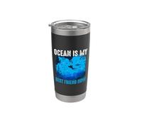 Ocean Is My Best Friend Now Scuba Dive Diver Diving Vaso térmico de acero inoxidable de doble pared
