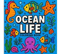 OCEAN LIFE COLORING BOOK: BOLD AND EASY