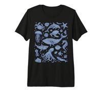 Ocean Life Sea Aesthetic Fish Beach 90s Vintage Graphic Camiseta Premium