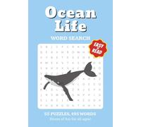 Ocean Life Word Search: Ocean Animals, Sea Creatures, Coral Reef Fish, and Marine Life | 6x9 Word Searches for Adults, Seniors, and Teens