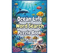 Ocean Life Word Search Puzzle Book: Word Searches with Easy to Read Print about Ocean Life, Sea Turtles, Coral Reefs and More | 6x9 inches, 110 pages ... Gift for Vacations, Holidays, and Free Times