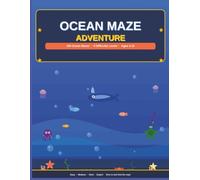 Ocean Maze Adventure: 100 ocean mazes with 4 difficult levels for kids age 4-10
