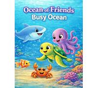 Ocean of Friends: Busy Ocean: Fun and Detailed Coloring Book for Kids Ages 4-8 (Ocean of Friends Coloring Books)