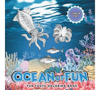 Ocean of Fun: Fun Facts Activity Book - Word Search, Crossword Puzzles, and Coloring Pages