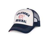 Ocean Pacific Gorra deportiva 'Bailing' ecru / navy / rojo oscuro 55-60 EUR