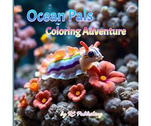 Ocean Pals Coloring Adventure: Kids Coloring Book for ages 6-12 with 63 pages and 30 playful sea creatures to color