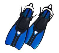 OCEAN REEF - Duo - Travel Fins - 7 Colors 2 Sizes (S/M, Blue)