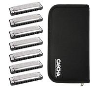 Ocean Rock - Armónicas (7 unidades, C-D-E-F-G-A-Bb, con funda), color negro