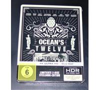 OCEAN´S TWELVE Steelbook 4K UHD Blu Ray + Blu Ray Nuevo & OVP