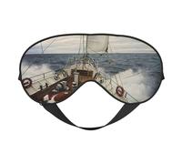 Ocean Sailboat - Máscara de ojos de doble cara para proteger los ojos