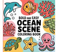 ocean scene,bold and easy coloring book