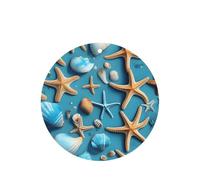 Ocean Sea Beach Seashells Starfish Blue Printing - Ambientador para coche, hojas colgantes perfumadas con cuerda, 10 unidades, para el hogar