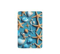 Ocean Sea Beach Seashells Starfish Blue Printing - Ambientador para coche, hojas colgantes perfumadas con cuerda, 10 unidades, para el hogar