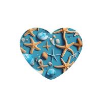 Ocean Sea Beach Seashells Starfish Blue Printing - Ambientador para coche, hojas colgantes perfumadas con cuerda, 10 unidades, para el hogar