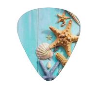 Ocean Sea Seashell Starfish Premium Bass - Púas de guitarra eléctrica para una experiencia musical inigualable