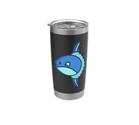 Ocean Sunfish Mola común - Realmente como el pez sol Vaso térmico de acero inoxidable de doble pared