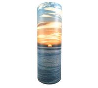 Ocean Sunset - Tubos de dispersión para cenizas adultas, urnas de cremación de cartón biodegradables (grande)