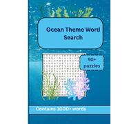 Ocean Themed Word Search: word search puzzle about marine life , seas and more .. | 6 x 9 in , 50+ puzzles