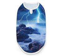 Ocean Thundering Storm - Camiseta sin mangas para perros con estampado de tormenta, para gatos y cachorros, talla 2XL
