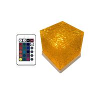 Ocean Wave Crystal Table Lamp W/Remote Control Acrylic And ABS Color Changing fast